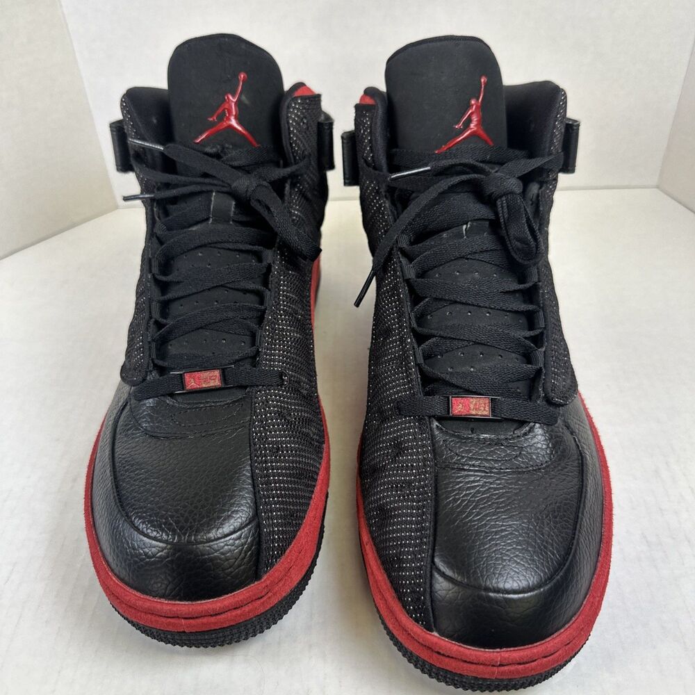 Vintage 2009 Air Jordan Fusion 13 Bred 375453 061 Mens 13 Great Condition - Picture 4 of 12